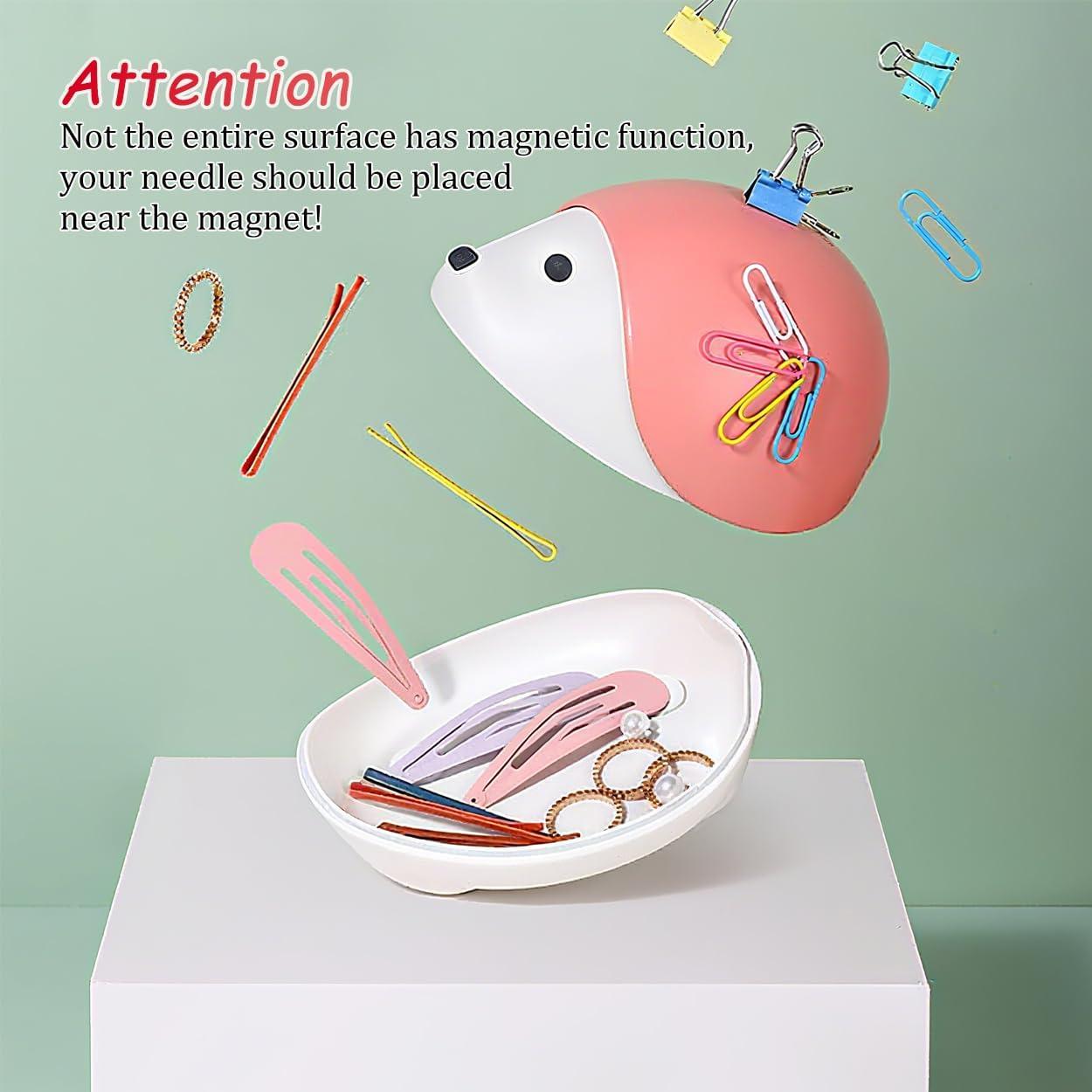 Sujetapapeles Magnético Erizo ZORZA Azul Organizador Escritorio