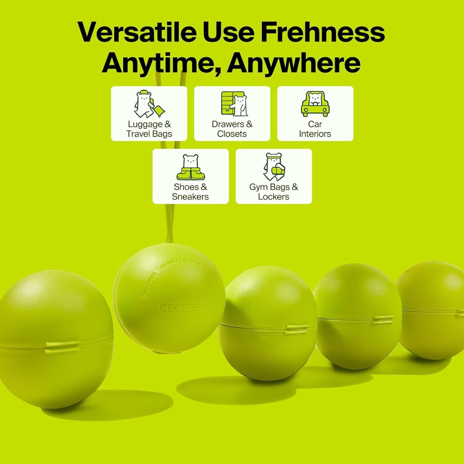 Bolas Odor Busterz Fragancia Eucalipto y Menta - 60 Días