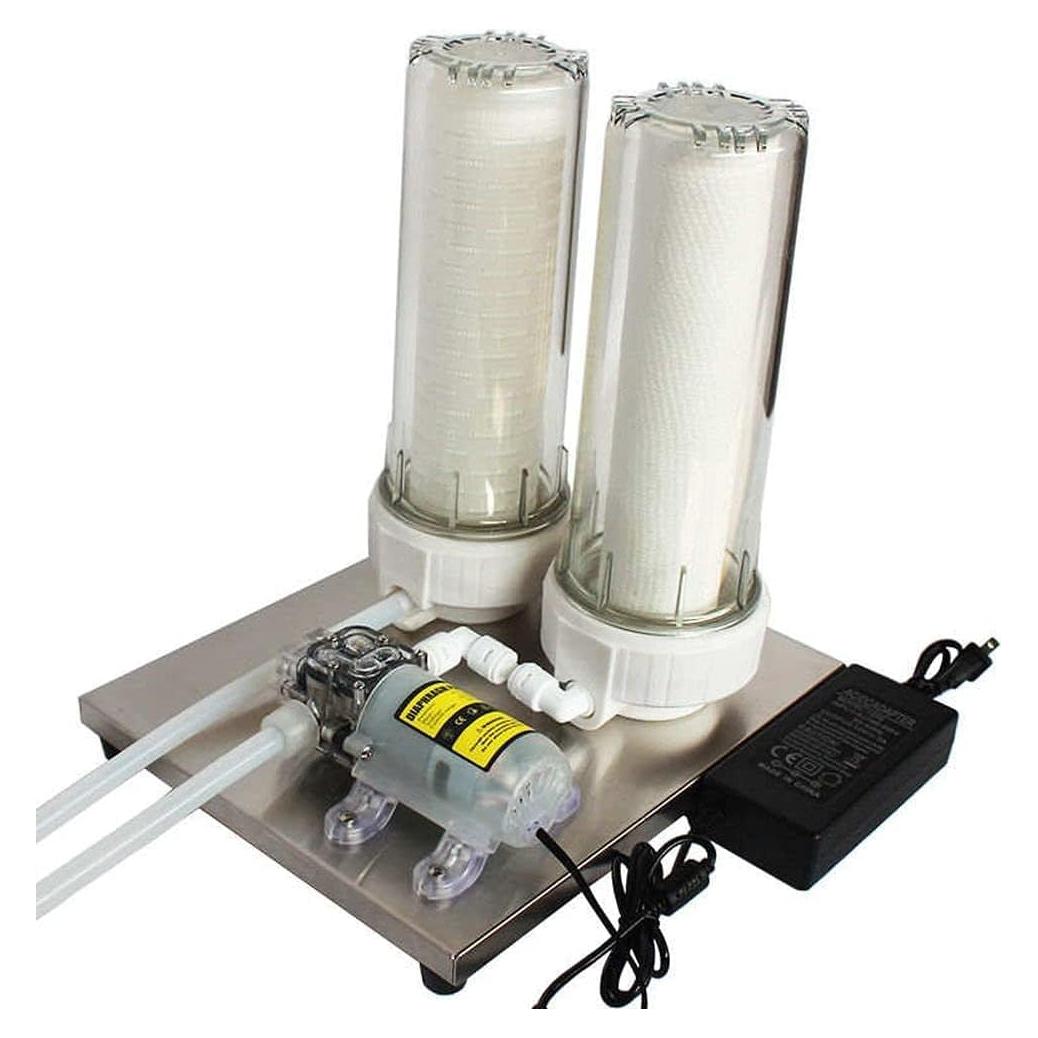 Filtro de Líquidos Fermtech Mini 2 Doble 25,4 cm Acero Inox