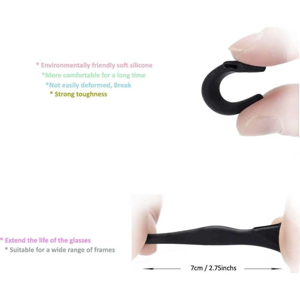 Gancho para Gafas de Silicona Antideslizante Storescent - Par de 2