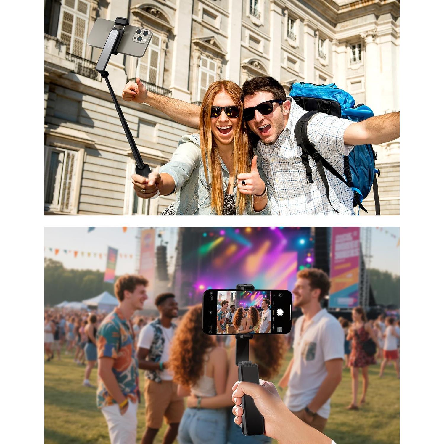 Selfie Stick Plegable SupeDesk I8 con Control Remoto Inalámbrico