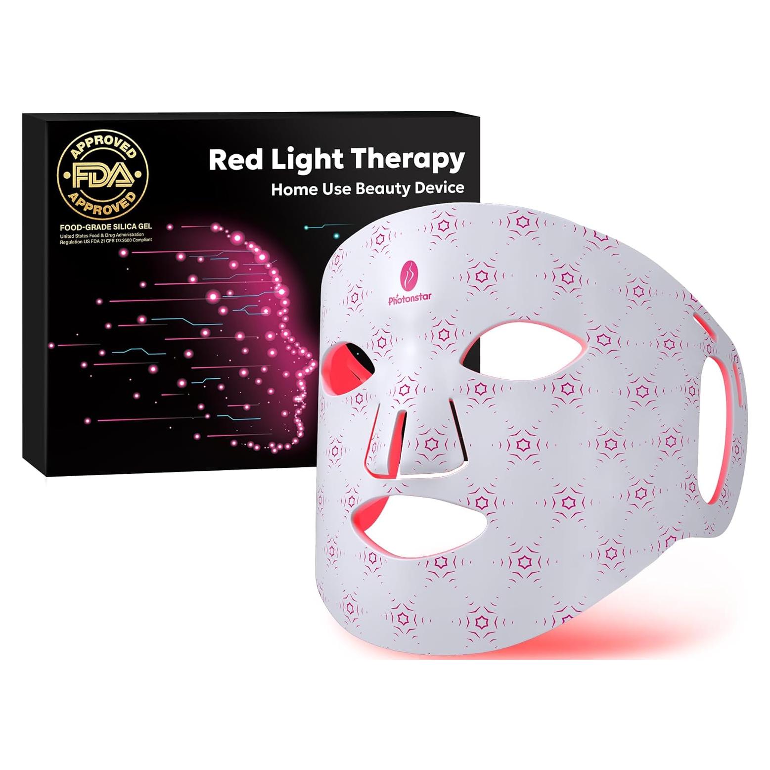 Máscara de Terapia de Luz Roja Photonstar LED 660nm 850nm