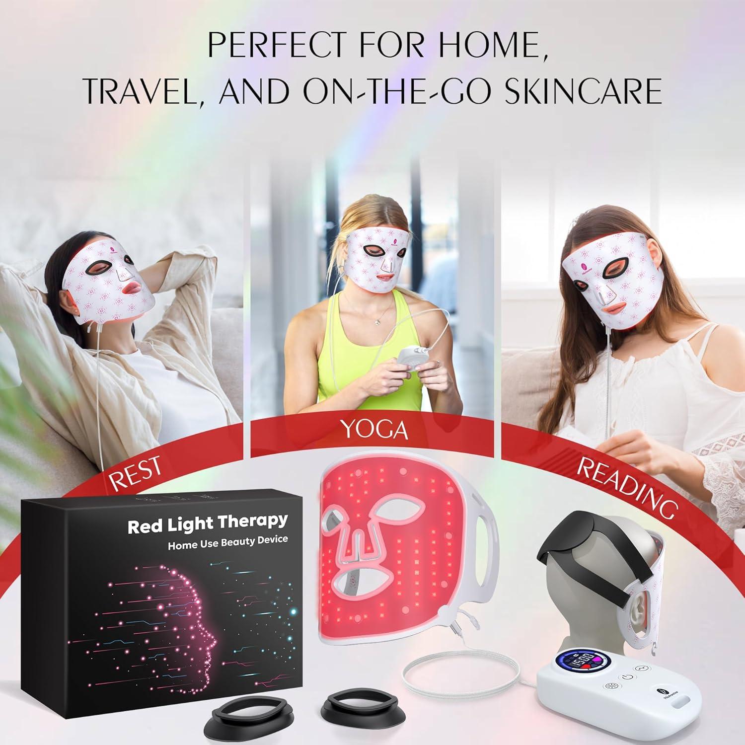 Máscara de Terapia de Luz Roja Photonstar LED 660nm 850nm