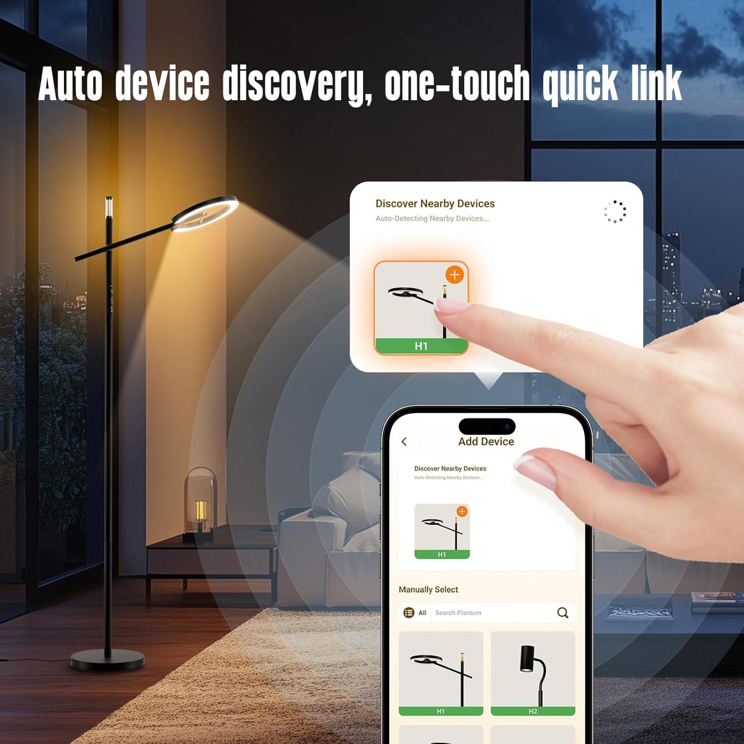 Lámpara de Terapia de Luz GLOWRIUM H1 10000 Lux Regulable