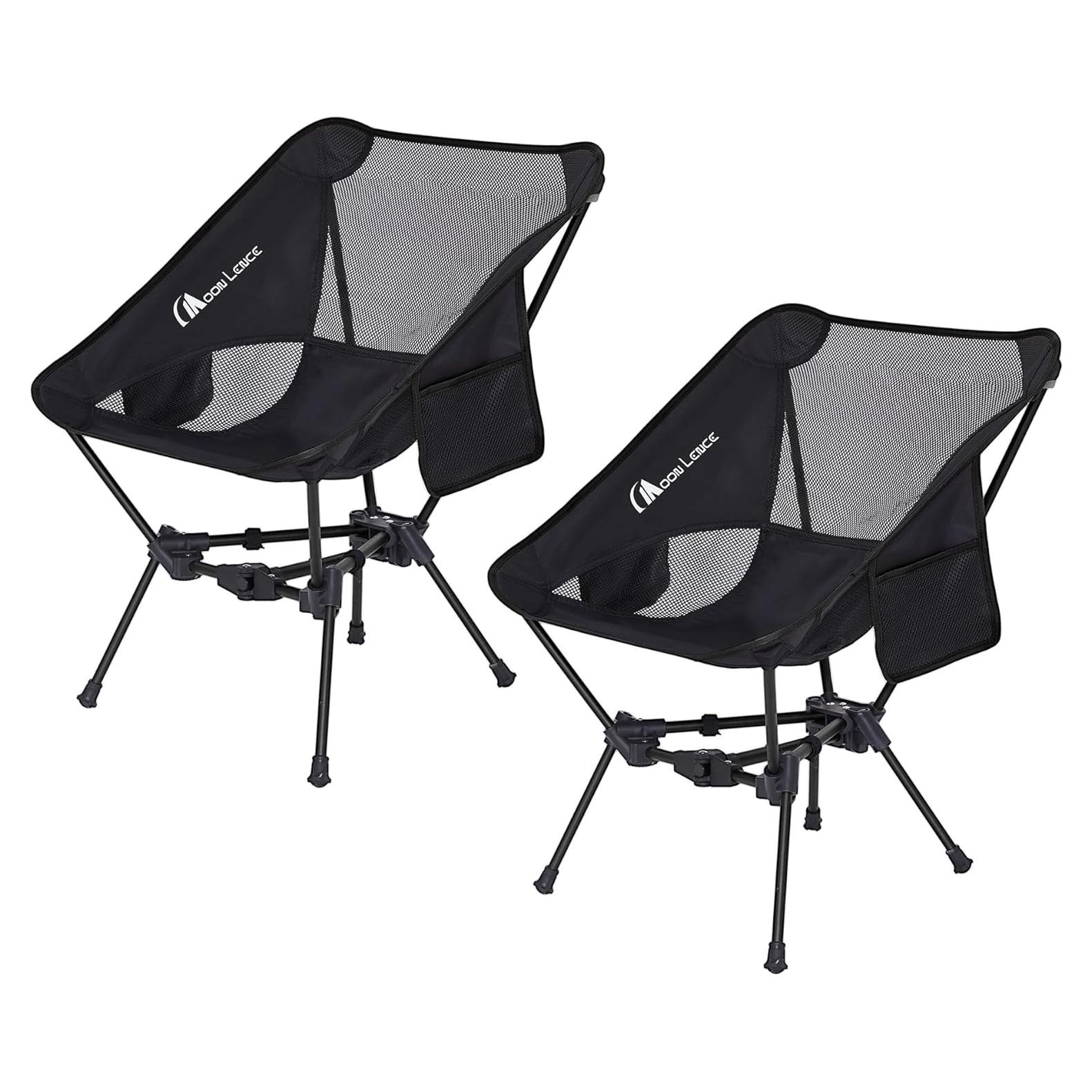 Silla de Camping Plegable MOON LENCE Triángulo 2 Paquete