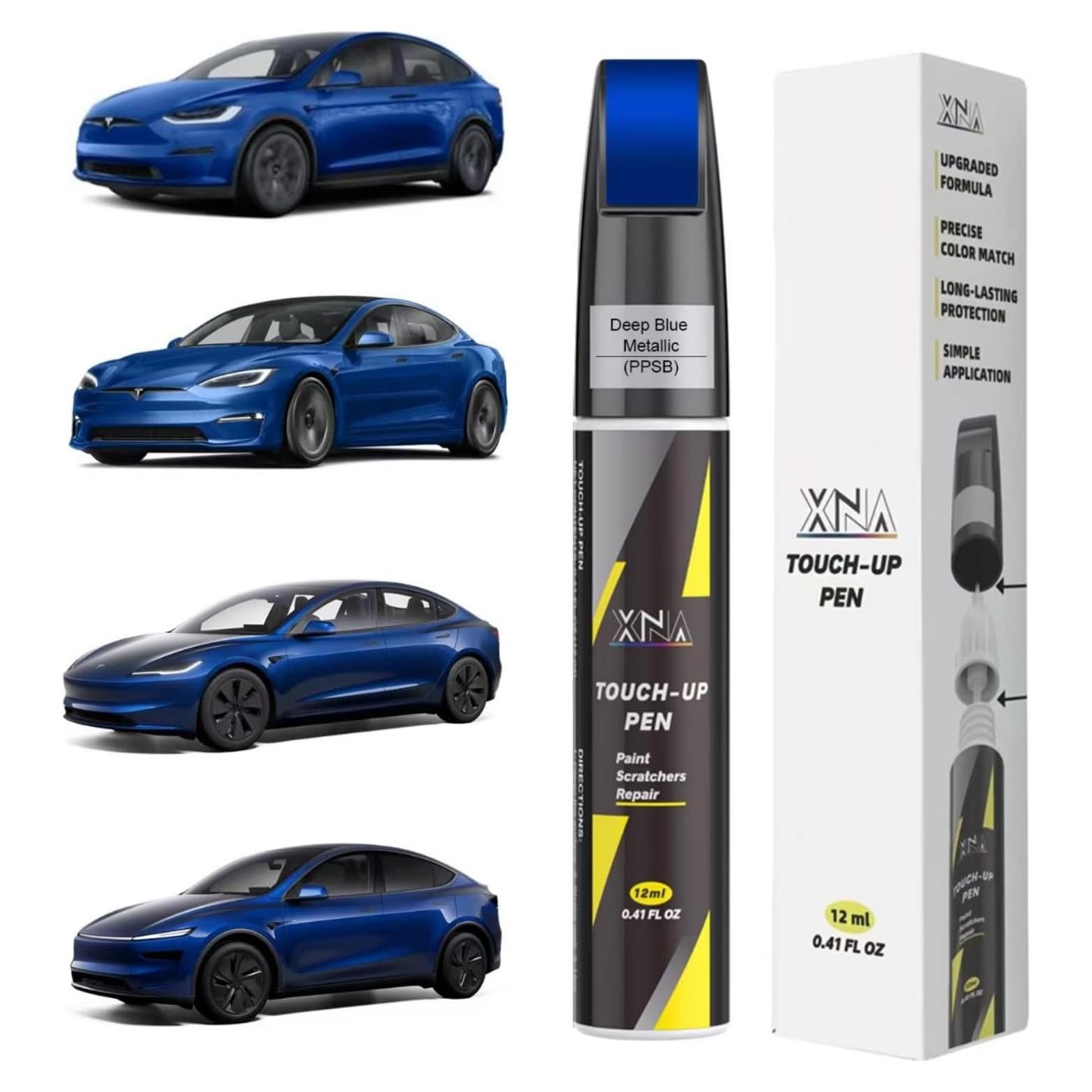 Pintura de Retoque XNA Azul Metálico Profundo para Tesla