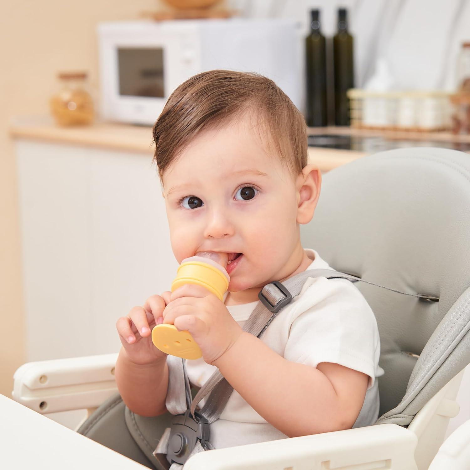 Alimentador de Frutas y Mordedor Smily Mia - Silicona BPA Free