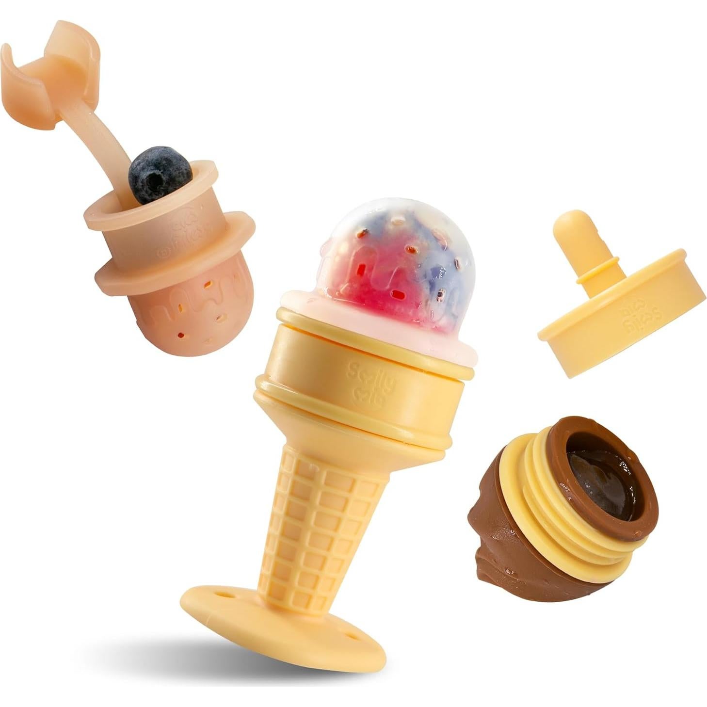 Alimentador de Frutas y Mordedor Smily Mia - Silicona BPA Free