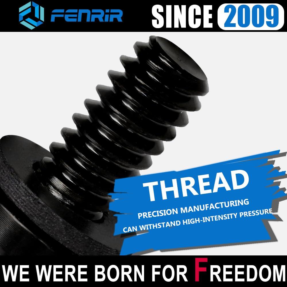 Kit Tornillo Liberación Rápida Fenrir Acero Inoxidable Negro