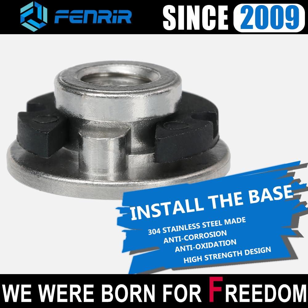 Kit Tornillo Liberación Rápida Fenrir Acero Inoxidable Negro