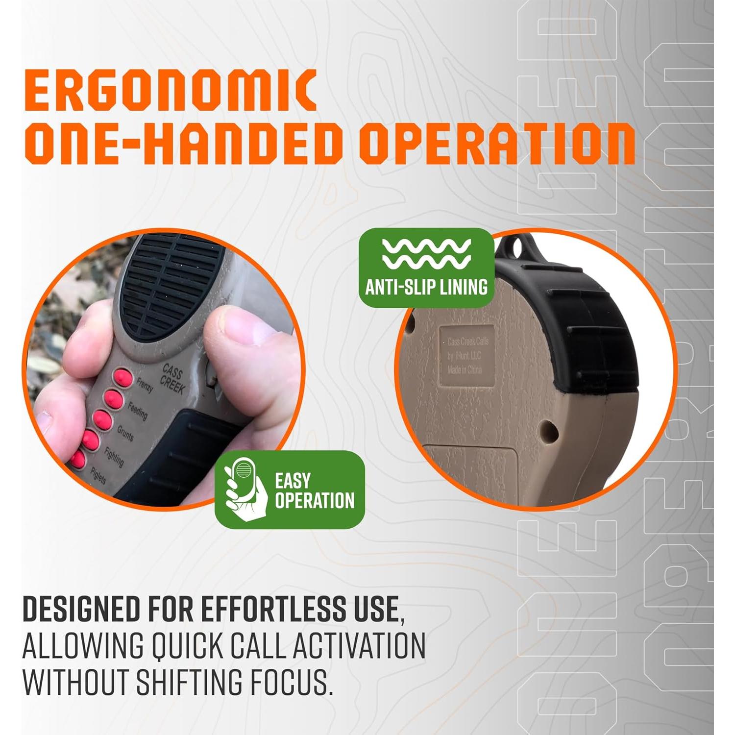 Llamada Electrónica de Jabalí Cass Creek Ergo Compacta