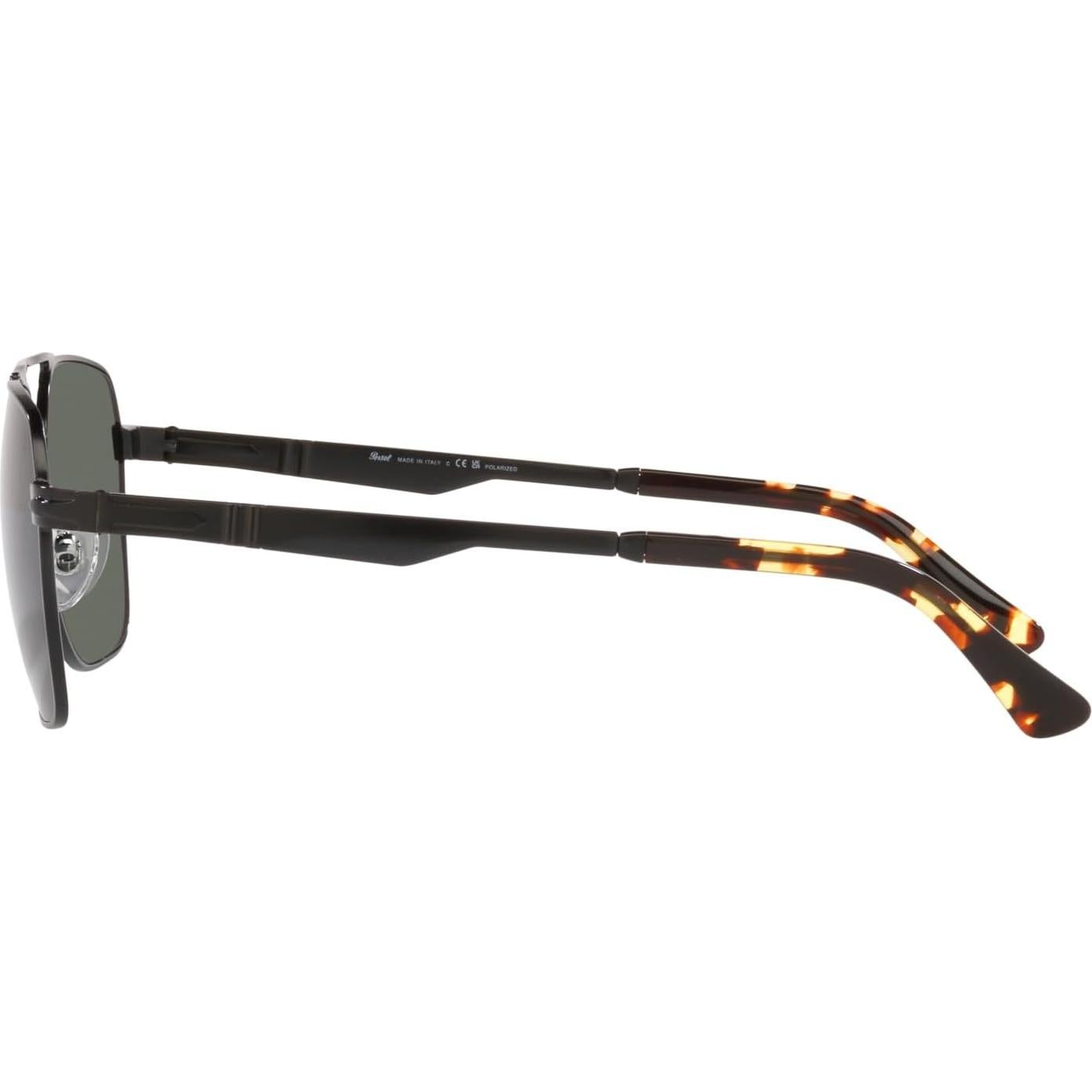 Gafas de sol Persol PO1004S Aviador Negro Verde Polarizado