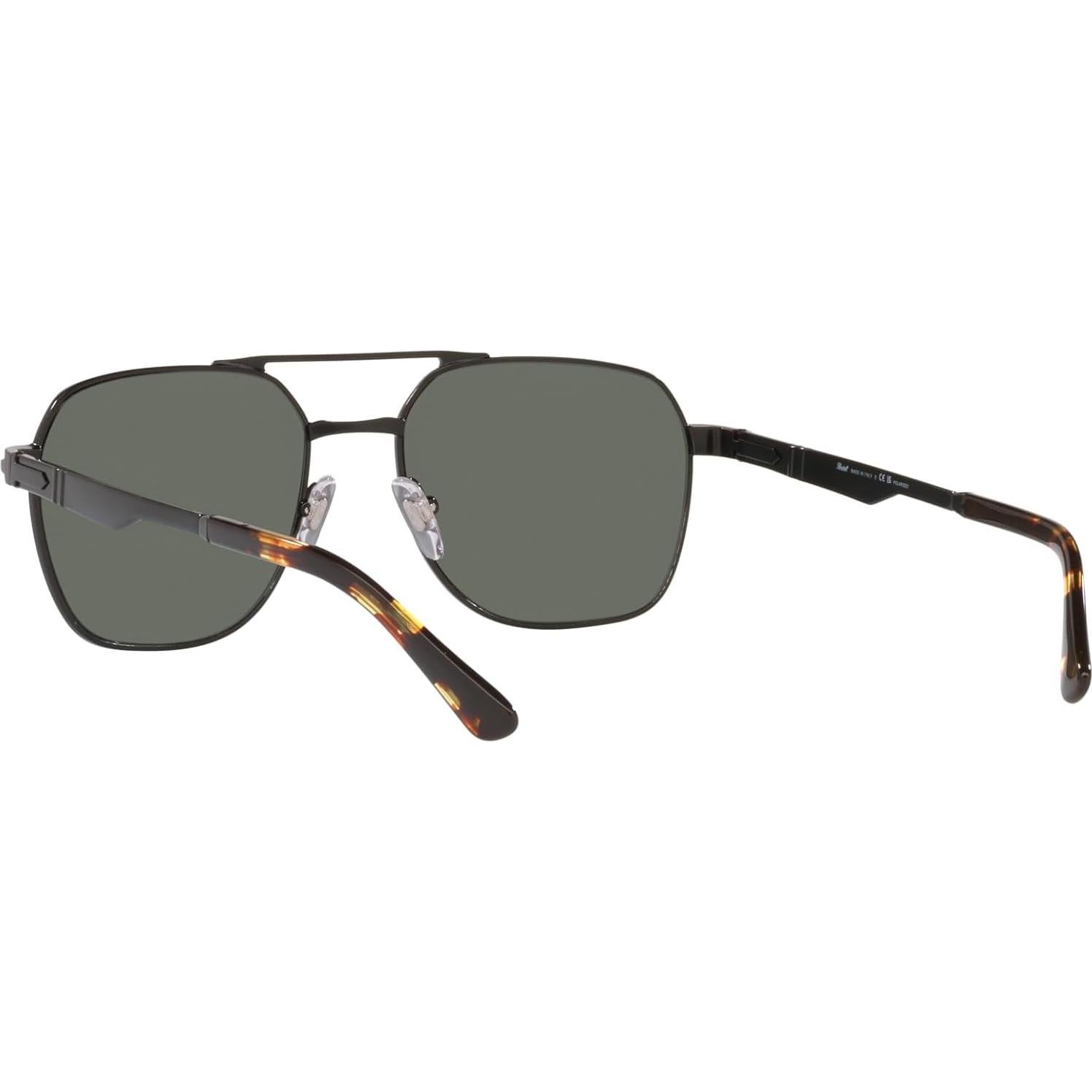 Gafas de sol Persol PO1004S Aviador Negro Verde Polarizado