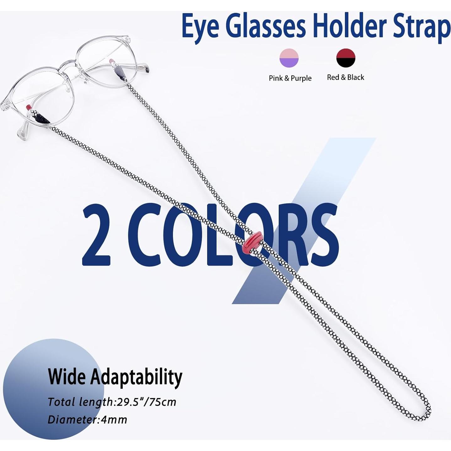 Correa para Gafas de Nylon y Silicona 73.66 cm 2pcs