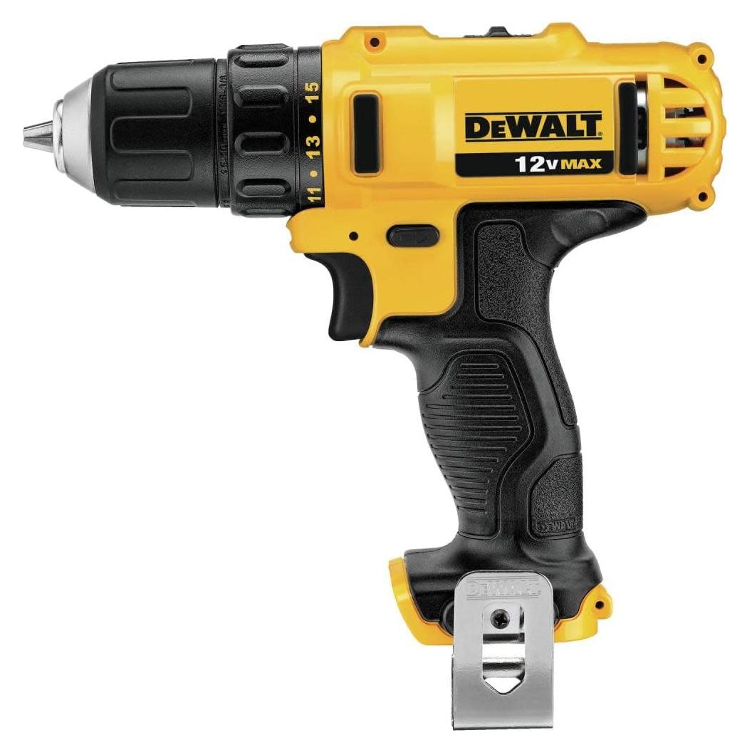 Taladro Inalámbrico DEWALT 12V DCD710B 3/8" 1500 RPM