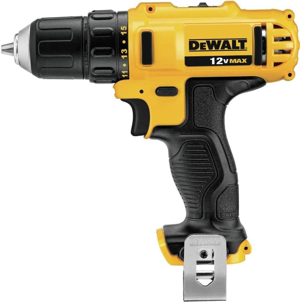 Taladro Inalámbrico DEWALT 12V DCD710B 3/8" 1500 RPM