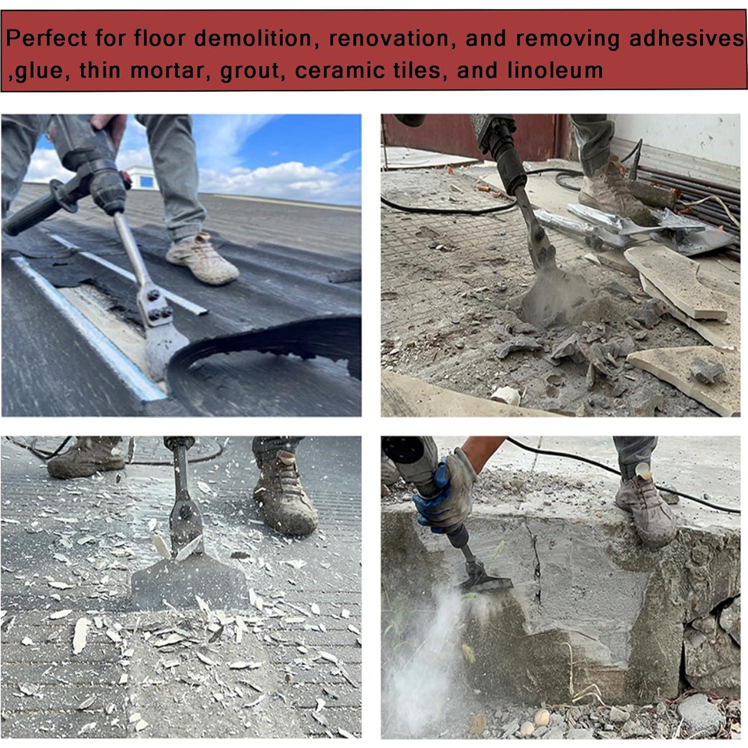 Juego de 4 Cinceles SDS Plus Regiis Tech para Concreto