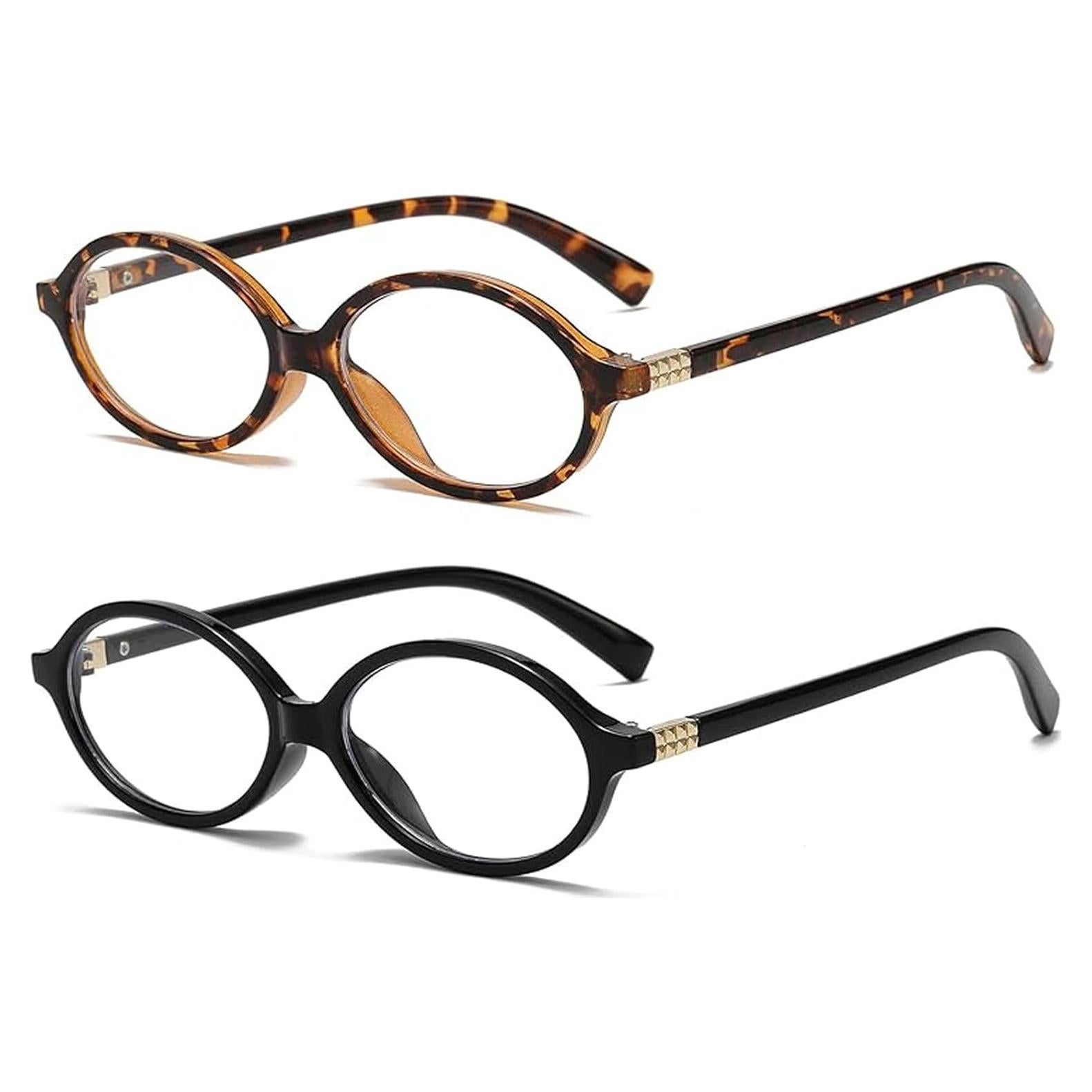 Gafas Awdchny Bloqueo Luz Azul UV400 Retro Ovaladas