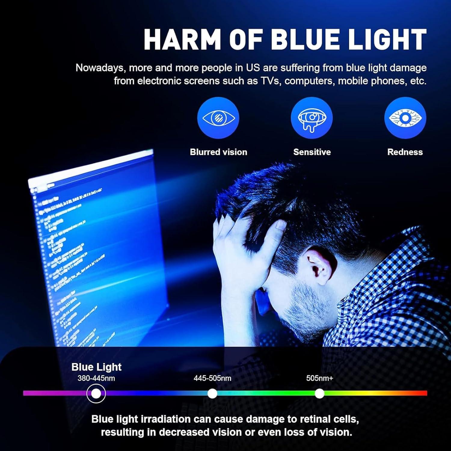 Gafas fotocromáticas PEEPAI anti-luz azul 54mm unisex