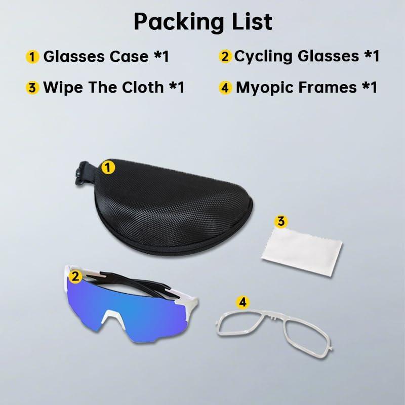 Gafas de sol deportivas TR90 UV400 DoouBao para ciclismo