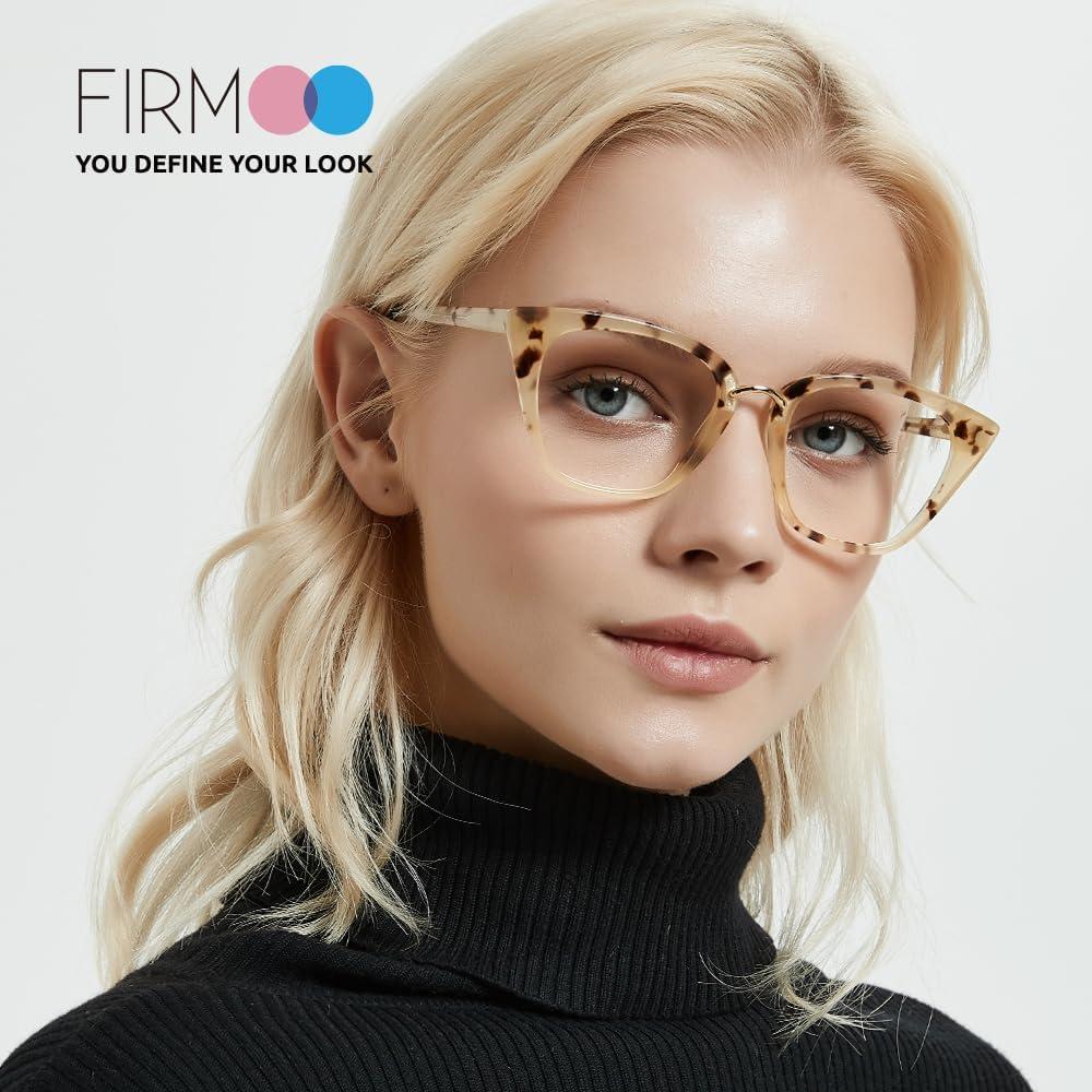 Gafas de luz azul Firmoo Vintage Cateye para mujeres