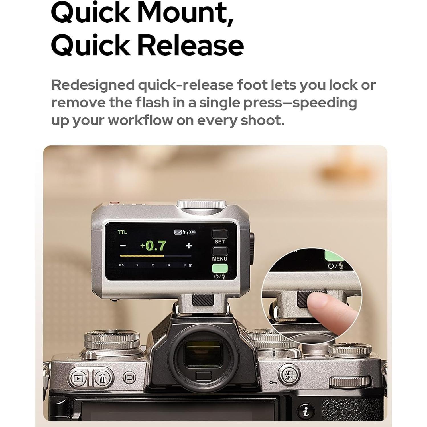 Flash Godox iT30 Pro C TTL para Cámara Canon - Pantalla Táctil