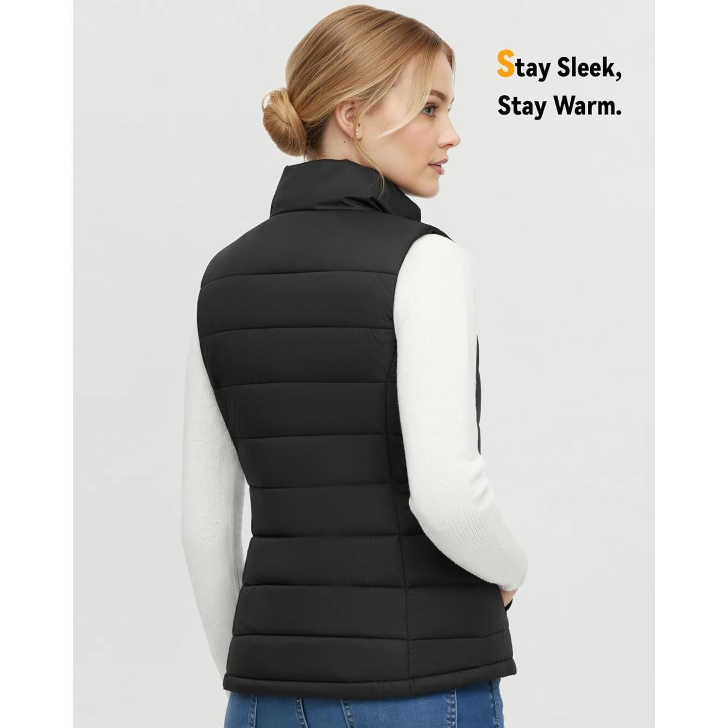 Chaleco Térmico Wulcea para Mujeres 7.4V Grafeno Negro