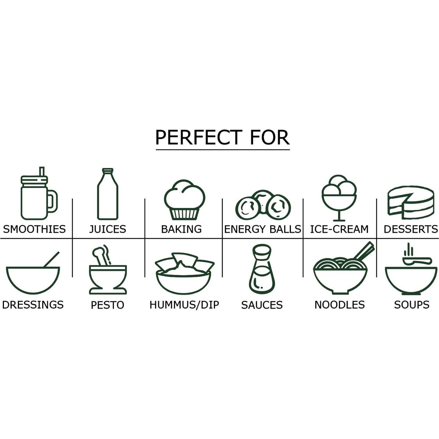 Polvo de Espirulina Orgánica Food to Live 113g - Superalimento Vegano