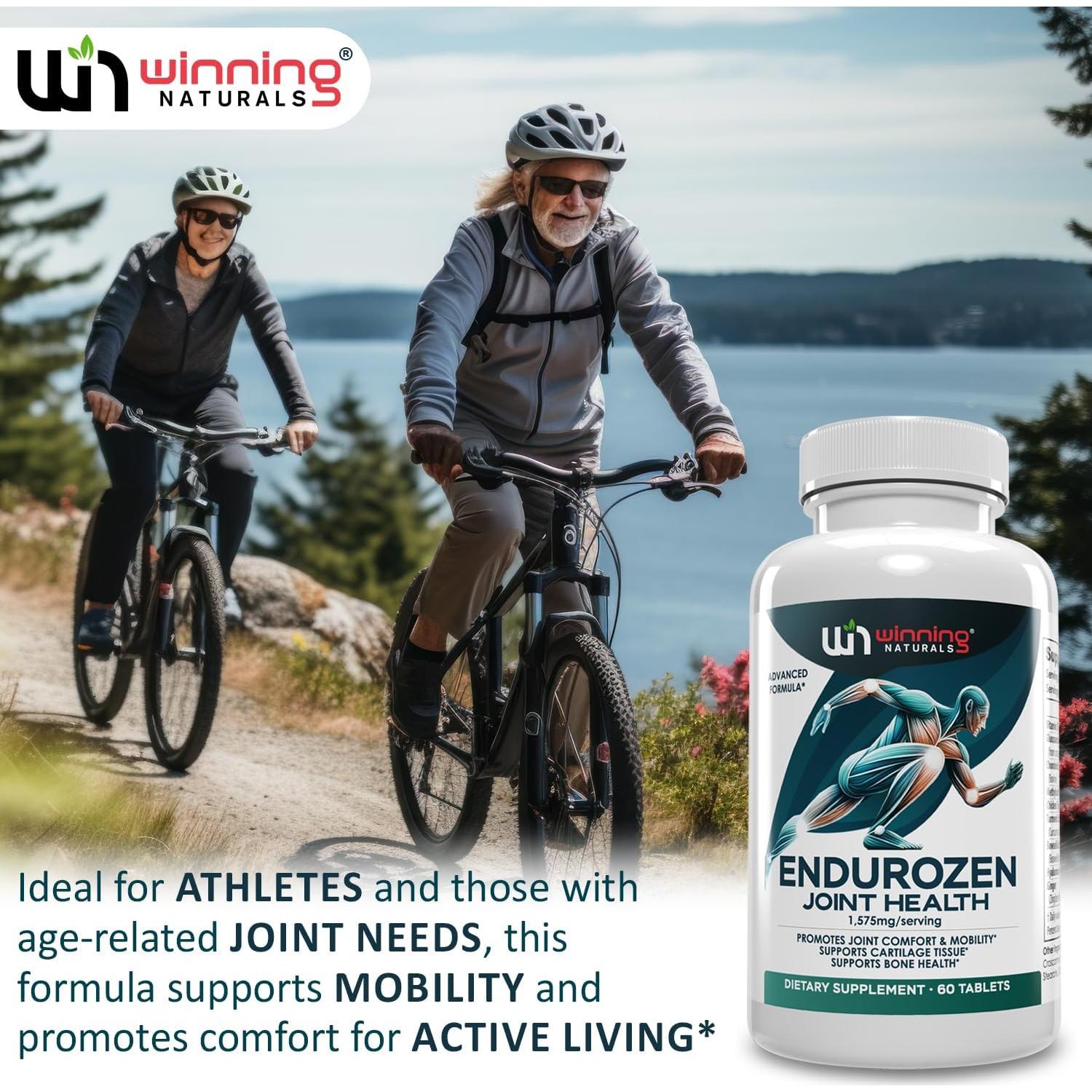 Suplemento Articular EnduroZen 60 tabletas - Glucosamina, MSM, Cúrcuma