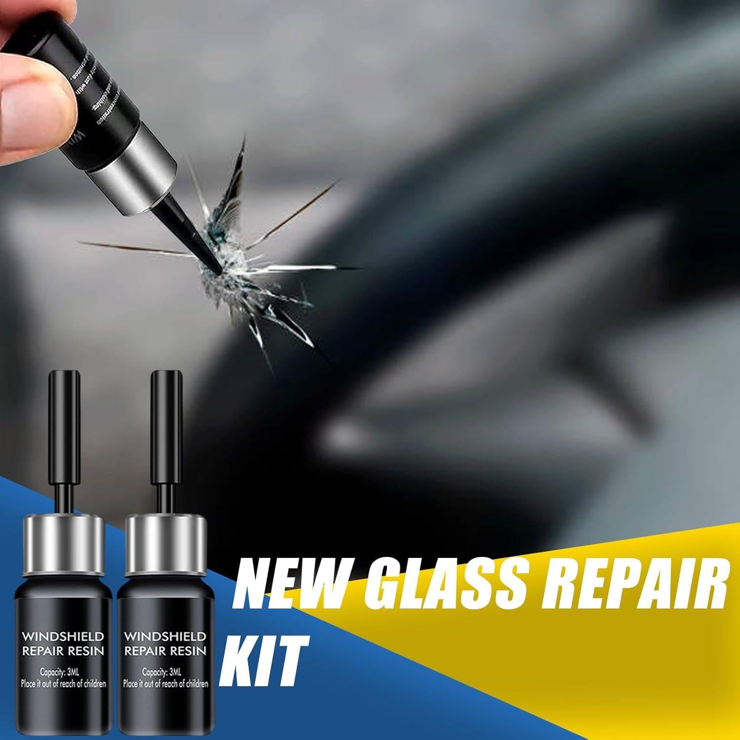 Kit de Reparación de Grietas en Parabrisas FNIUANF - 4 Piezas