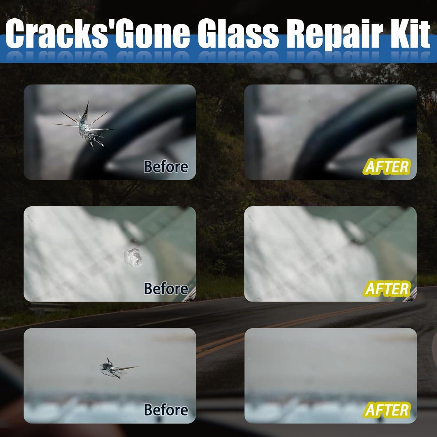 Kit de Reparación de Grietas en Parabrisas FNIUANF - 4 Piezas