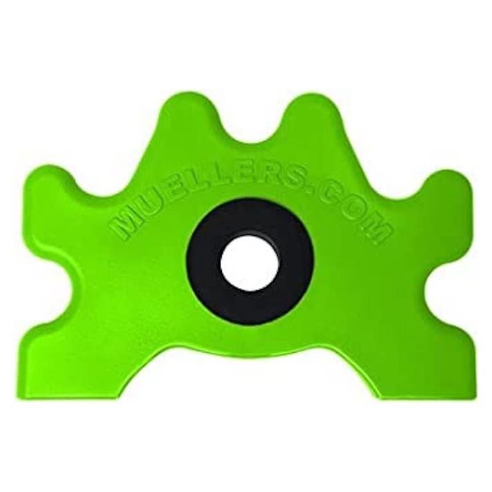 Cabeza de Puente Deslizante Mueller Verde Neón - Plástico Resistente