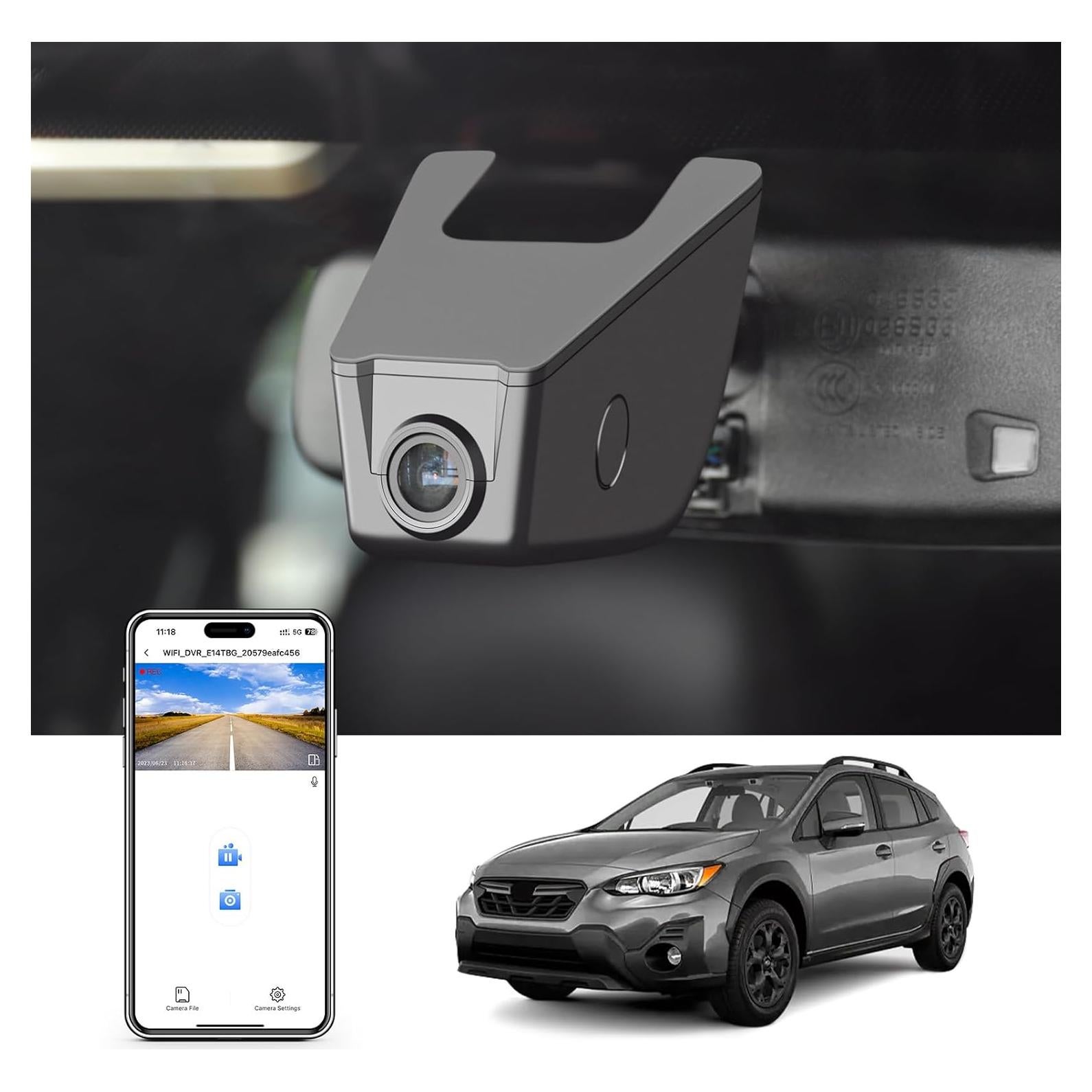 Cámara Dash 4K Mangoal para Subaru Crosstrek 2018-2023