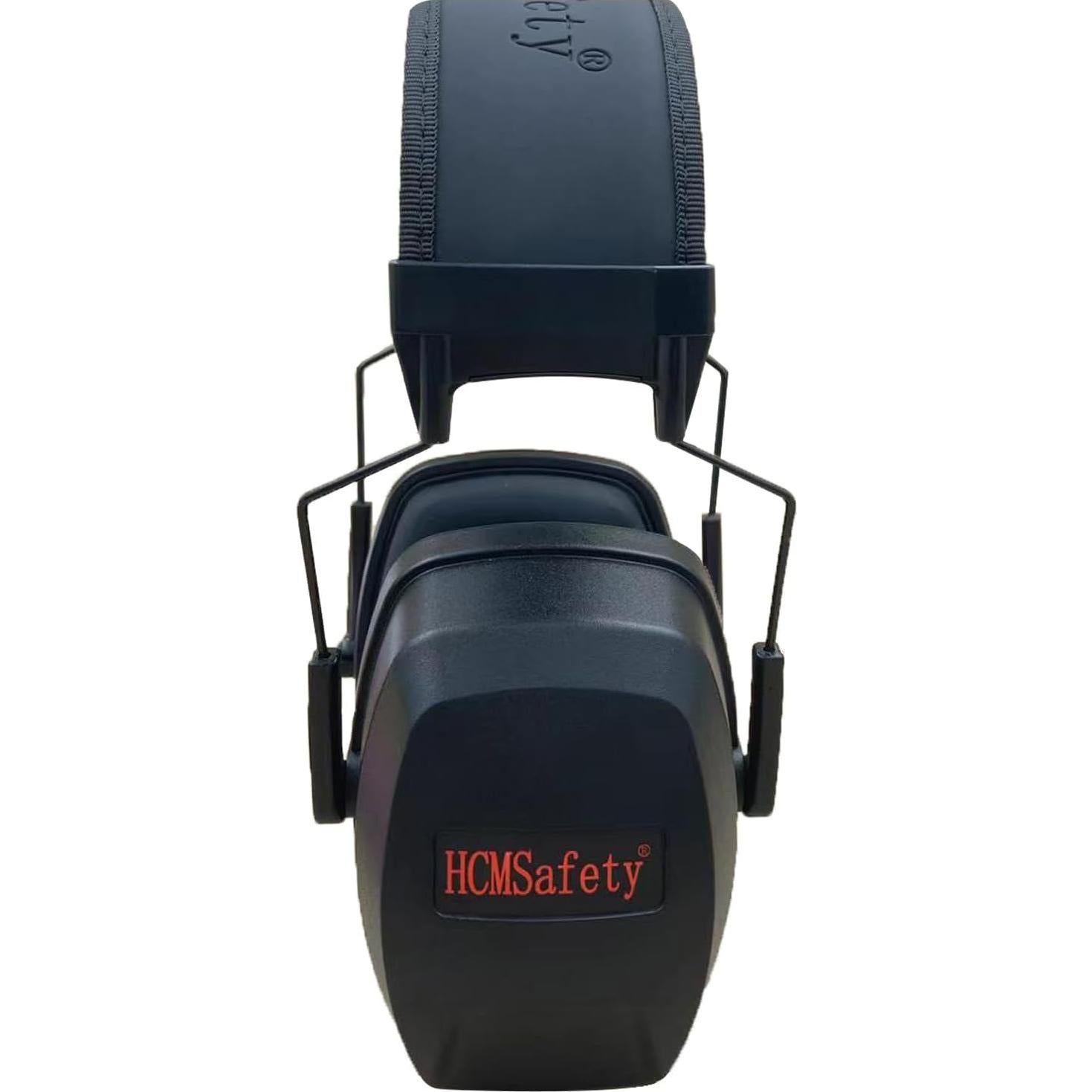 Protectores Auditivos HCMSafety NRR 30dB, Negro, Alta Reducción Ruido