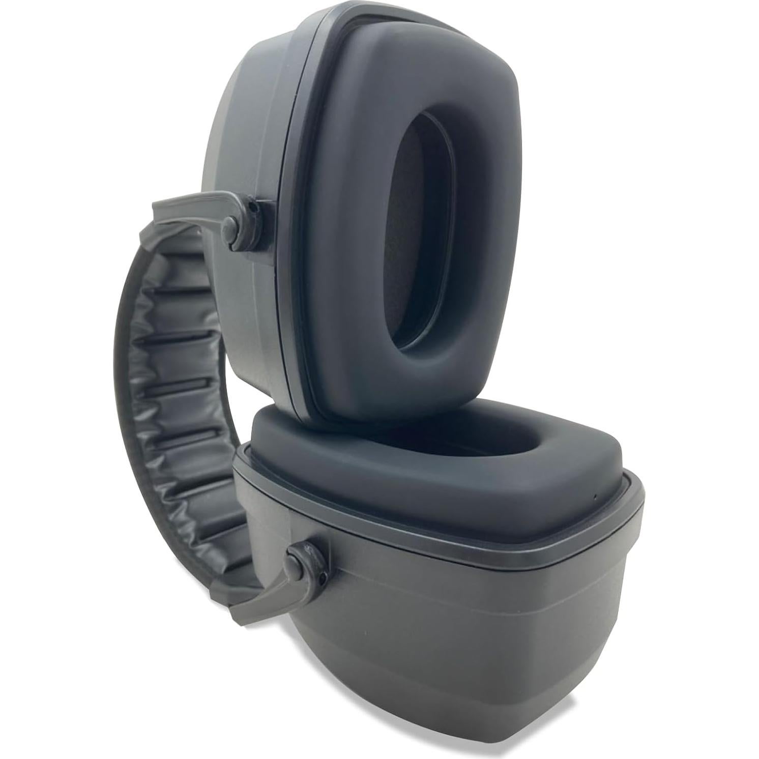 Protectores Auditivos HCMSafety NRR 30dB, Negro, Alta Reducción Ruido