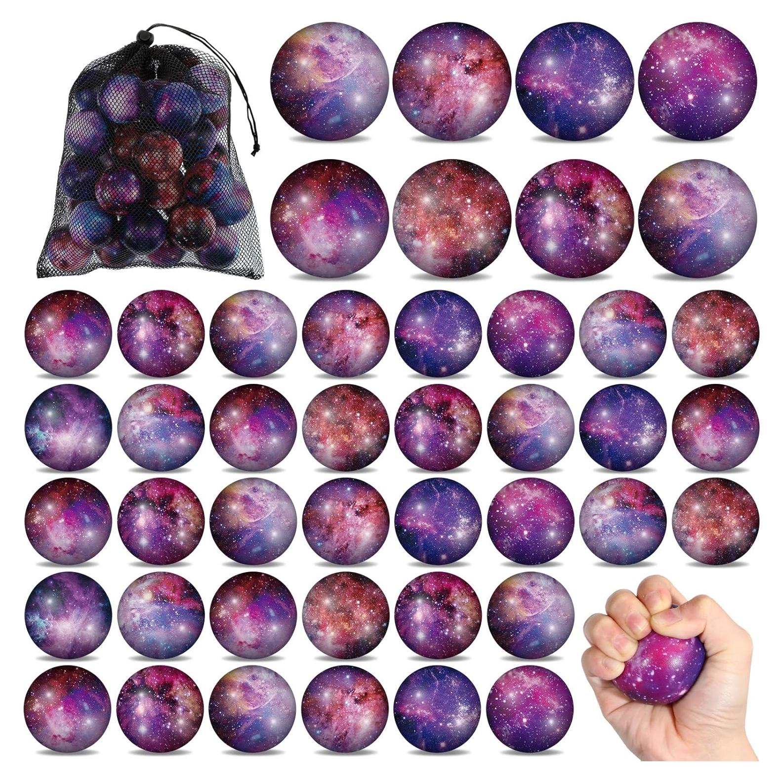 36 Pelotas Antiestrés Galácticas Jenaai 5 cm Espuma