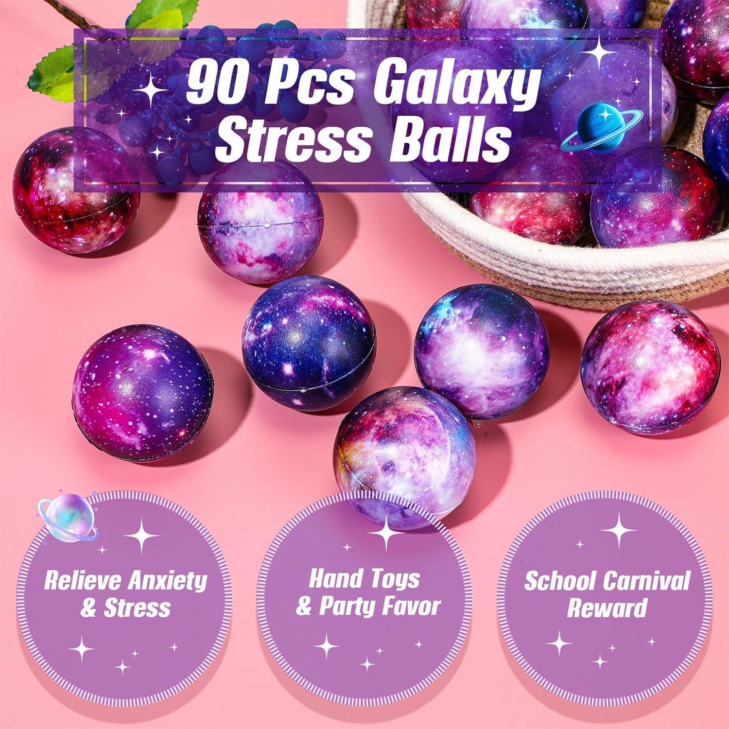 36 Pelotas Antiestrés Galácticas Jenaai 5 cm Espuma