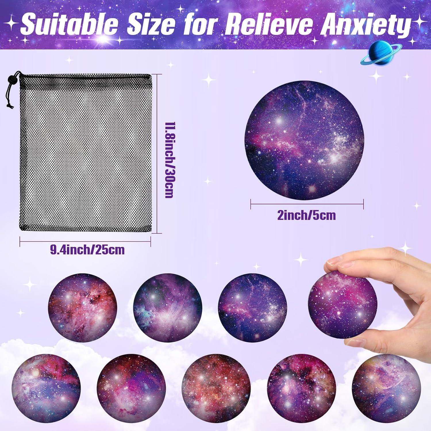 36 Pelotas Antiestrés Galácticas Jenaai 5 cm Espuma
