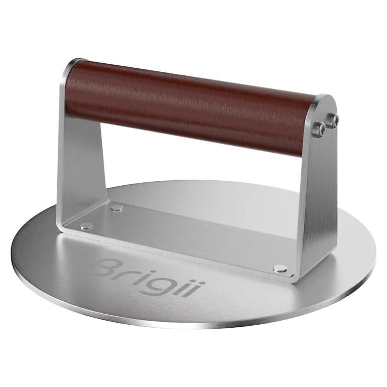 Prensa para Hamburguesas Brigii BP03S Acero Inoxidable 16cm