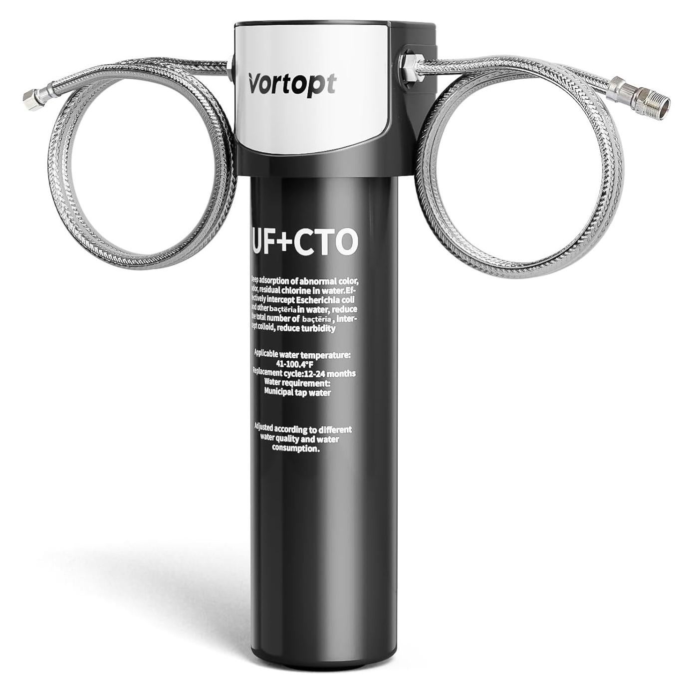 Purificador de Agua Vortopt Q5-UF 24000 Galones Bajo Fregadero