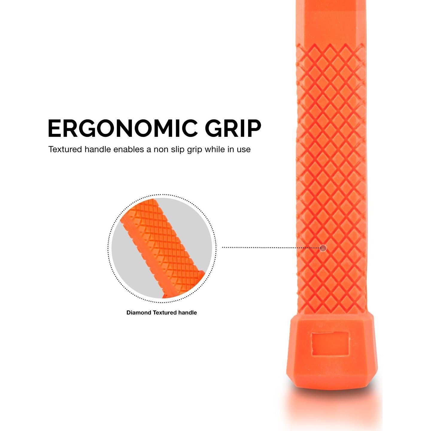 Martillo de Golpe Muerto Neiko 02846A 0.45 kg Naranja Neón