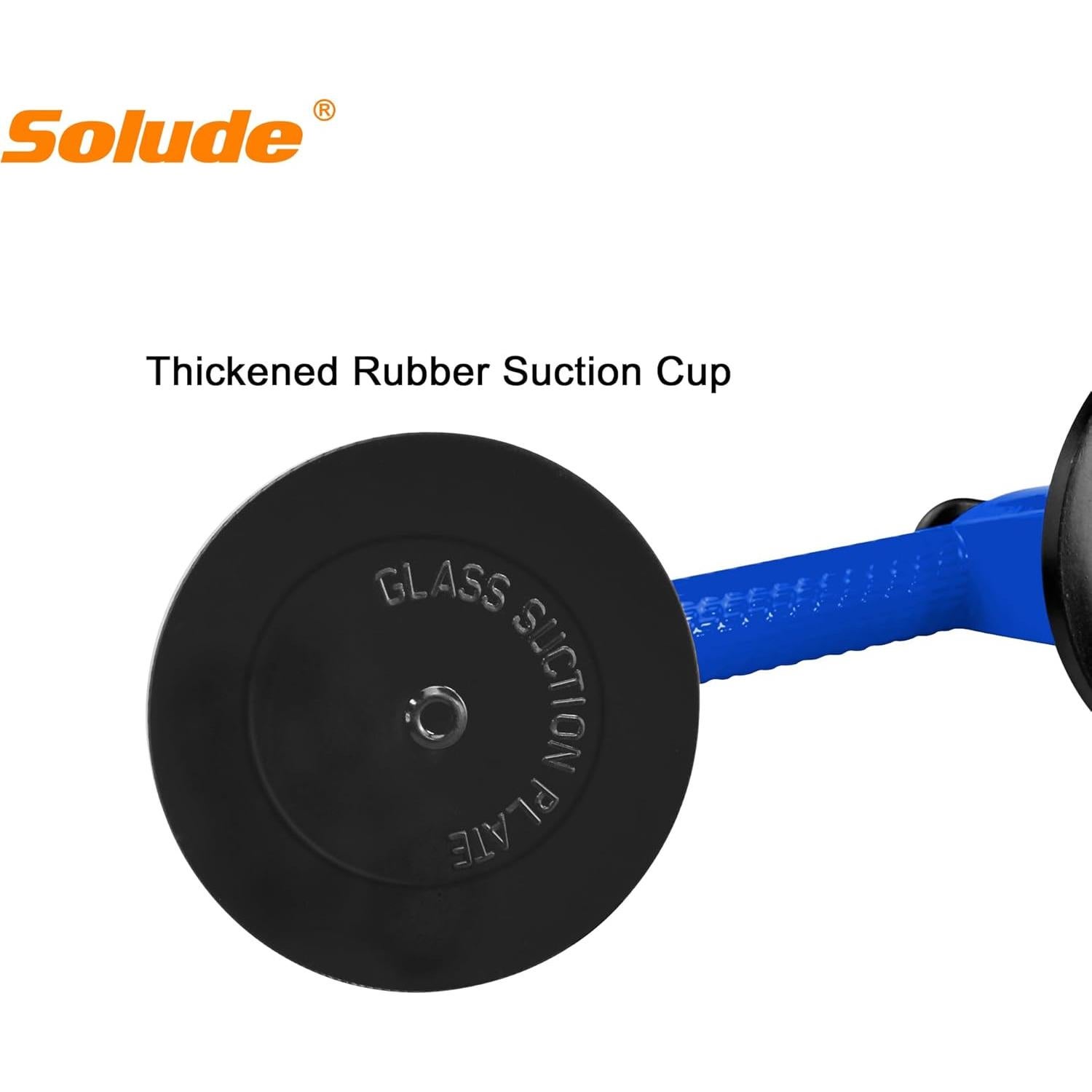 Ventosas de Alta Resistencia SOLUDE 2 Pack 11.8 cm Azul