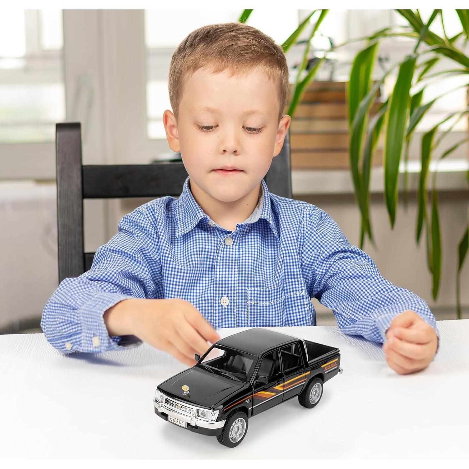 Coche de Juguete Pickup Hilux 1:32 Guarsiliymi con Luz y Sonido