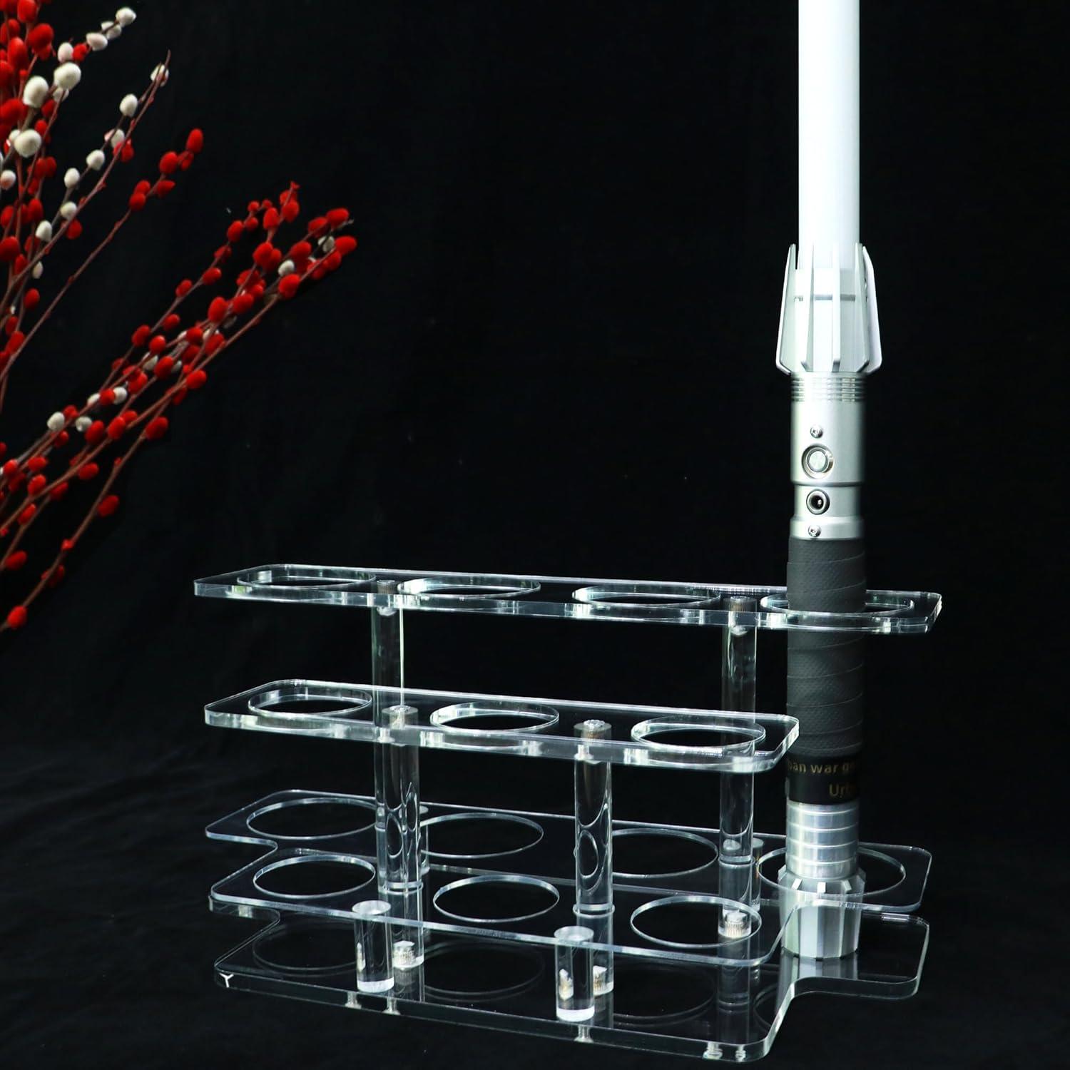 Soporte de Exhibición de Sables de Luz Acrílico ERMMZHZW 7 Sables