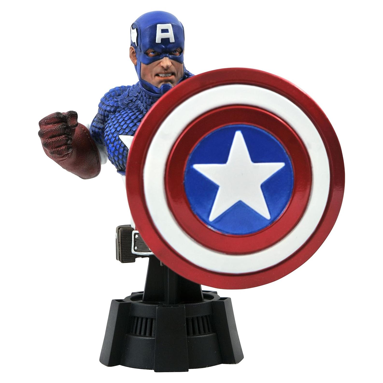 Bust de resina Captain America Diamond Select 15.24 cm