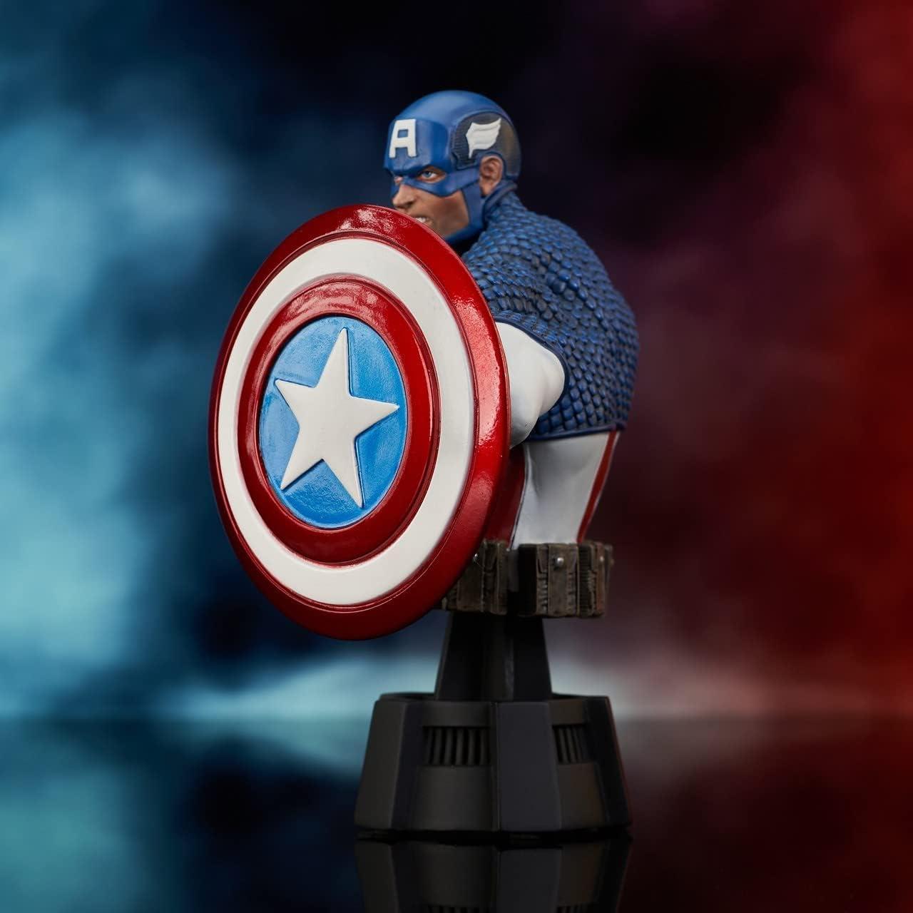 Bust de resina Captain America Diamond Select 15.24 cm