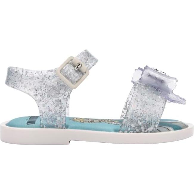 Sandalias Mini Melissa Mar Disney para Niñas - Glitter Claro