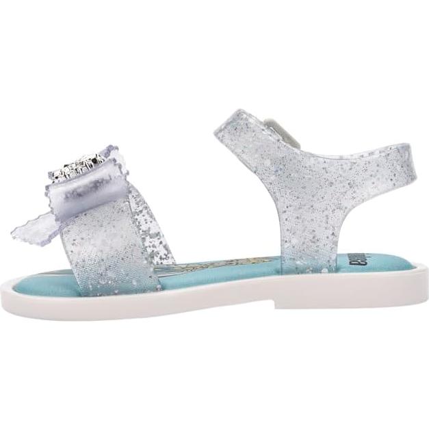 Sandalias Mini Melissa Mar Disney para Niñas - Glitter Claro