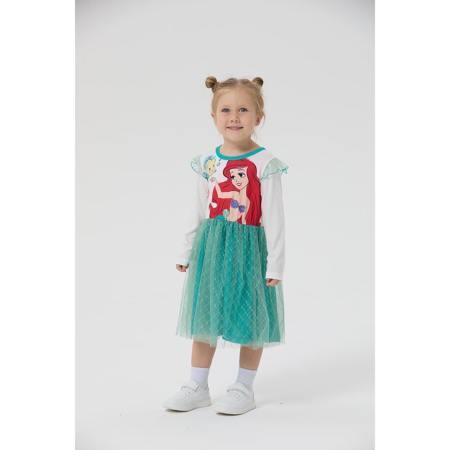 Vestido de Princesa Disney Ariel para Niñas 6-9 Meses