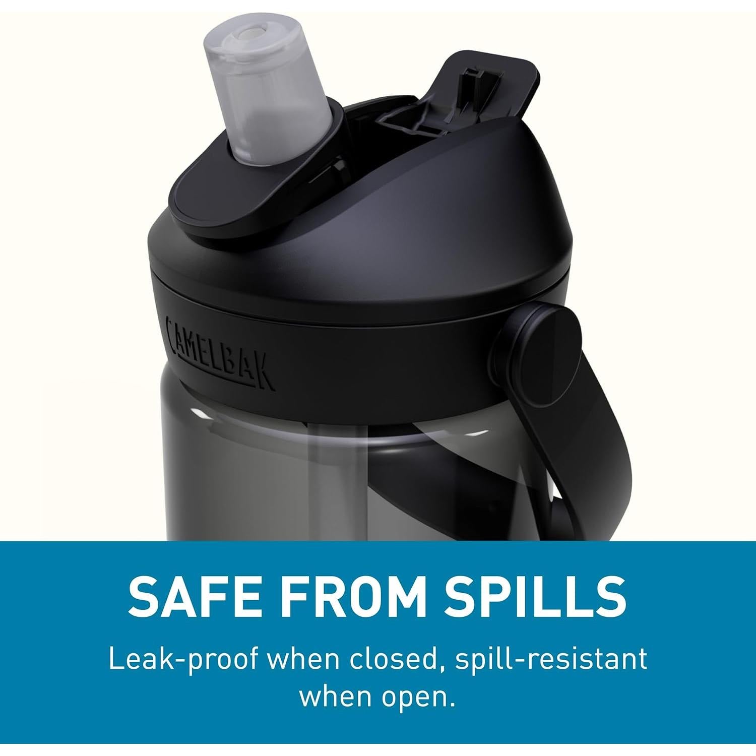 Botella de Agua CamelBak Thrive Flip Straw 590ml Carbón